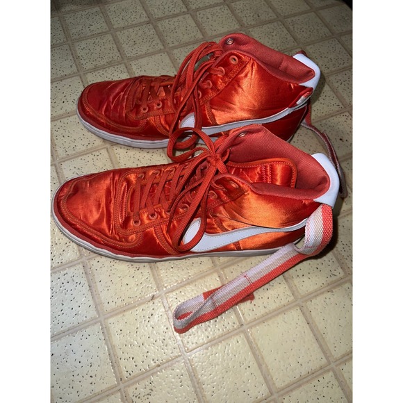 Nike Other - Nike Men's Size 12.5 Vandal High
Supreme Satin Retro Coral Shoes
318330-800